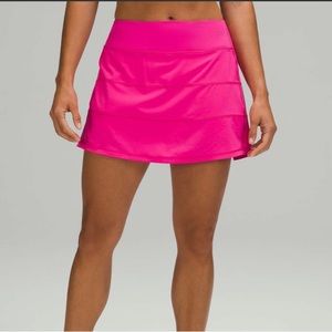Lululemon Pace Rival Mid Rise Skirt *Tall Sonic Pink Size 6